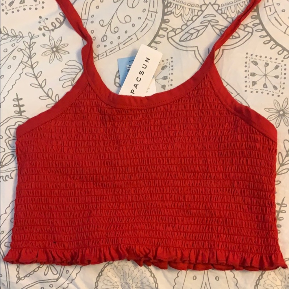 PacSun Red Halter Top